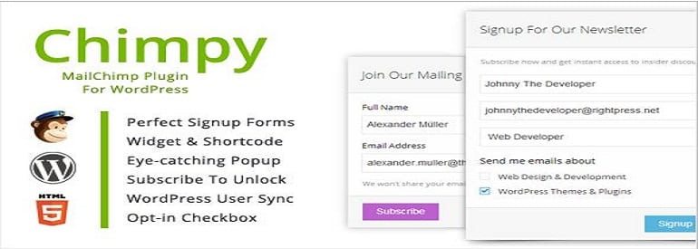 Chimpy MailChimp Plugin