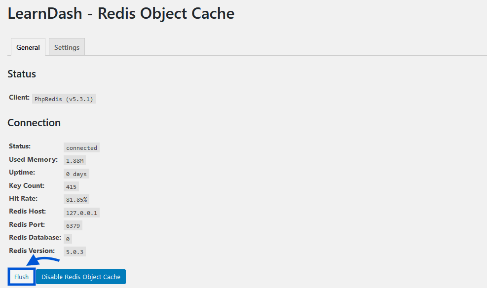 learndash redis object cache