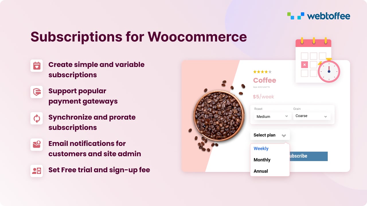 wocommerce subscriptions plugin by webtoffee