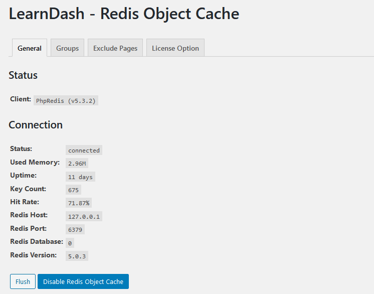 redis-object-cache-general-tab-on-the-backend